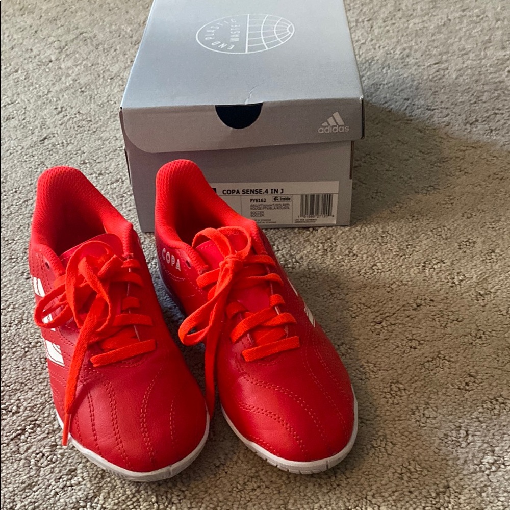 Adidas, Copa Sense Youth indoor soccer sneakers